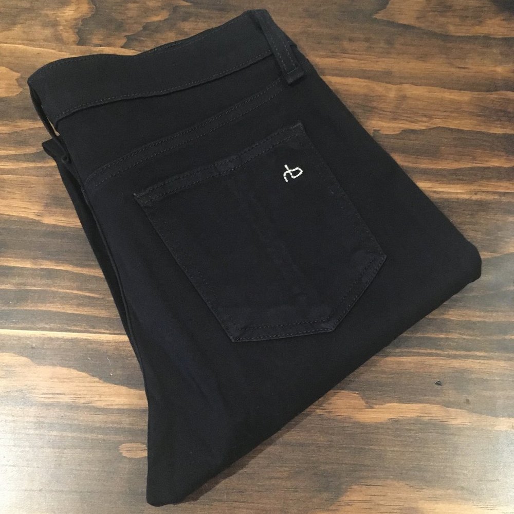 Rag & Bone Skinny Jean Soft Legging Black Plush